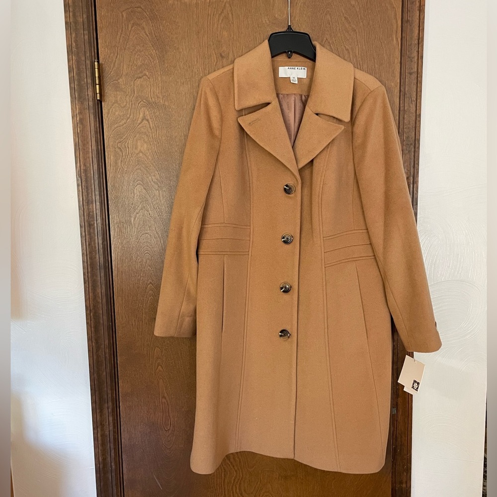 Anne Klein Camel Coat